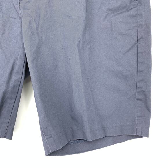 Reiss Wicket Modern Fit Cotton Blend Chino Shorts Mens Sz 32 Blue Gray 9" Inseam - Picture 4 of 6